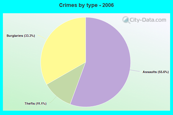 Crimes by type - 2006