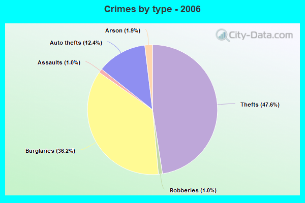 Crimes by type - 2006