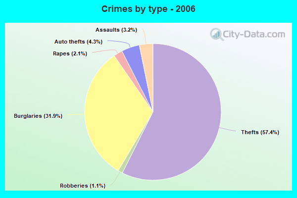 Crimes by type - 2006