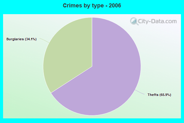 Crimes by type - 2006