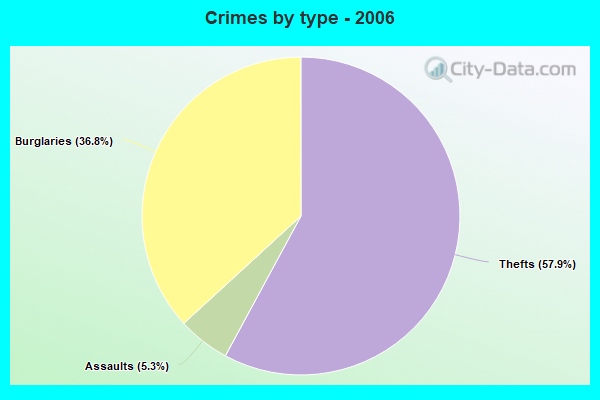 Crimes by type - 2006