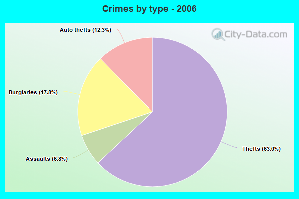 Crimes by type - 2006