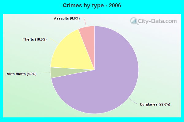 Crimes by type - 2006