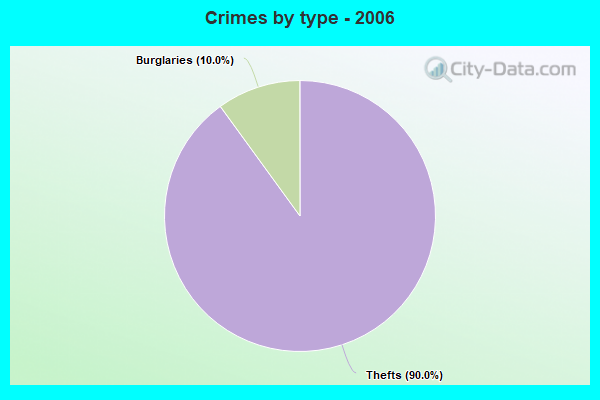 Crimes by type - 2006