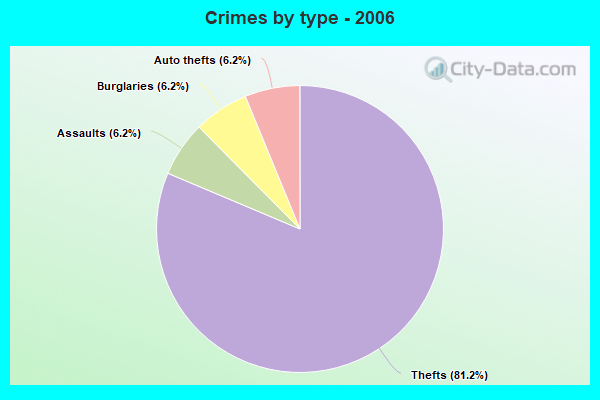 Crimes by type - 2006