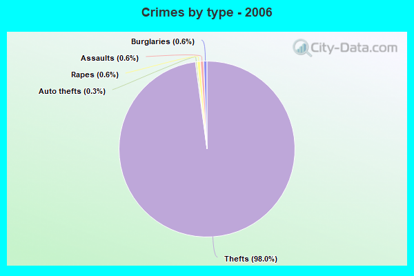 Crimes by type - 2006