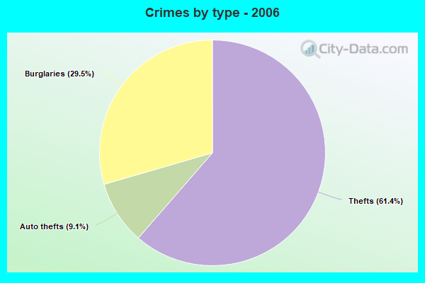 Crimes by type - 2006