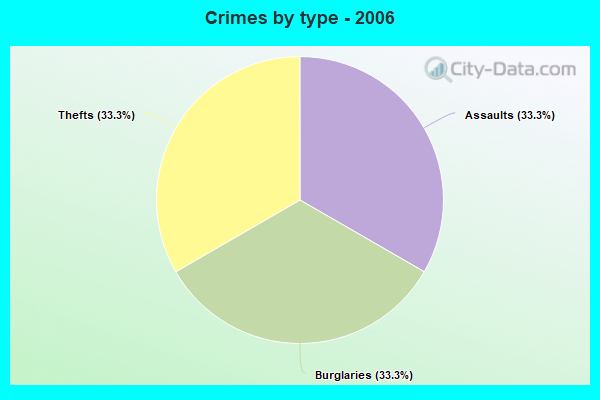 Crimes by type - 2006