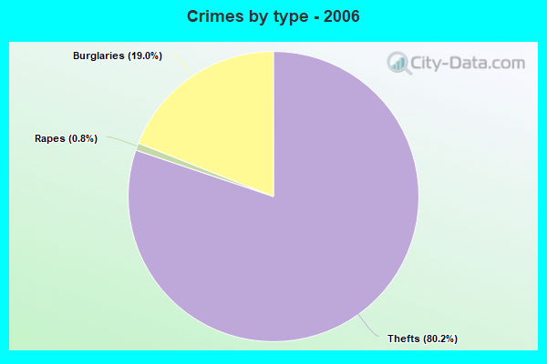 Crimes by type - 2006