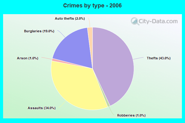 Crimes by type - 2006