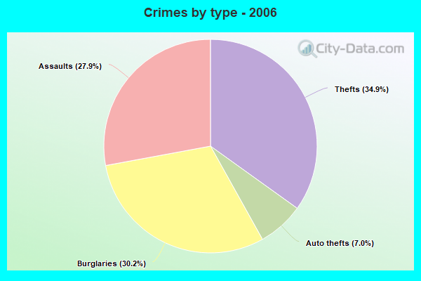 Crimes by type - 2006