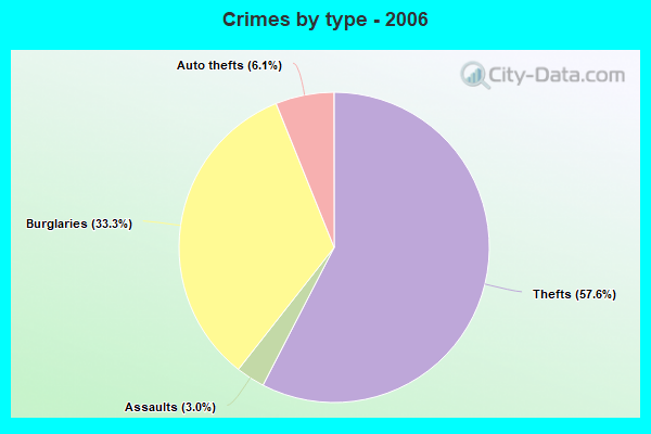 Crimes by type - 2006