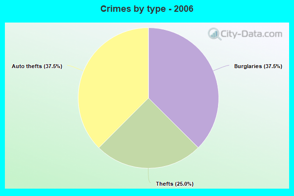 Crimes by type - 2006