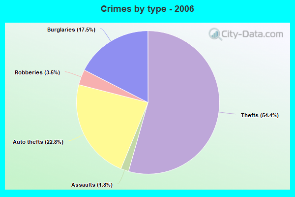 Crimes by type - 2006