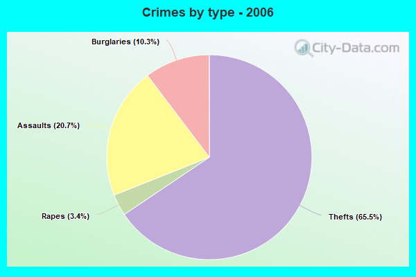 Crimes by type - 2006