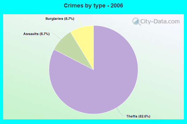 Crimes by type - 2006