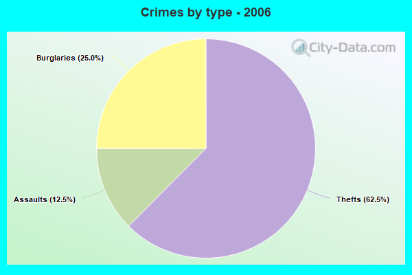 Crimes by type - 2006