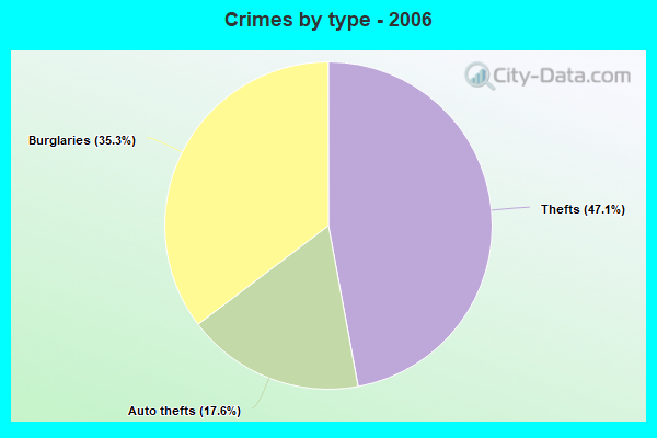 Crimes by type - 2006