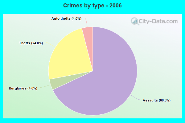 Crimes by type - 2006