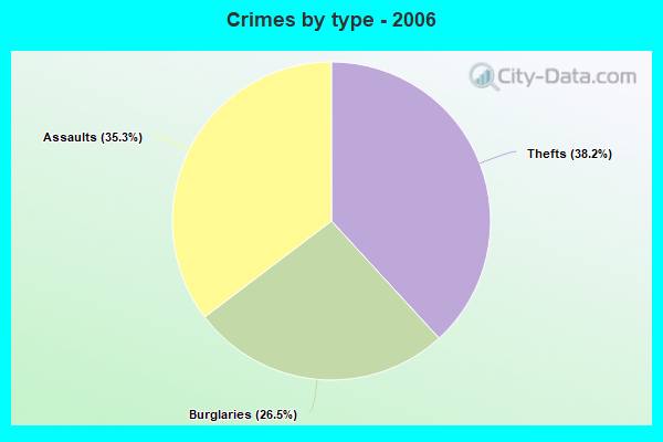 Crimes by type - 2006