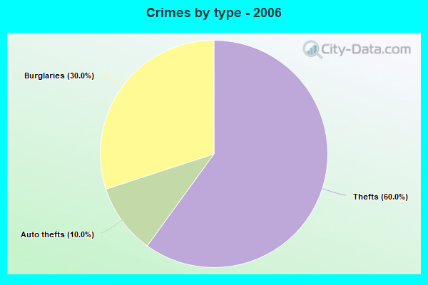 Crimes by type - 2006