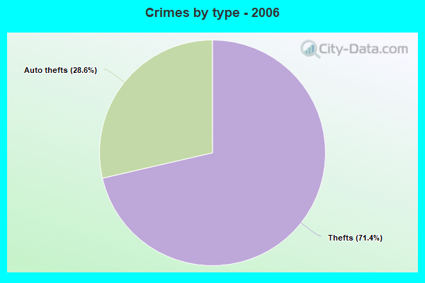 Crimes by type - 2006