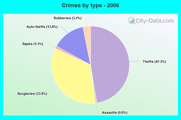 Crimes by type - 2006