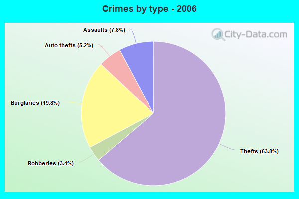 Crimes by type - 2006