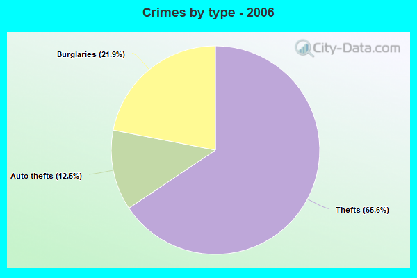 Crimes by type - 2006