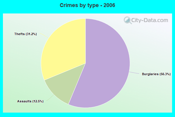 Crimes by type - 2006