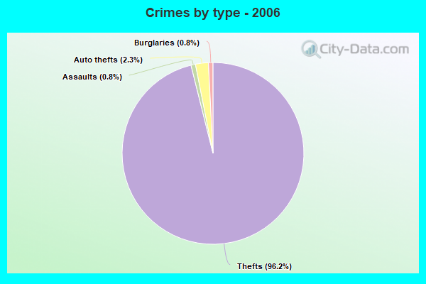 Crimes by type - 2006