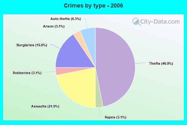 Crimes by type - 2006