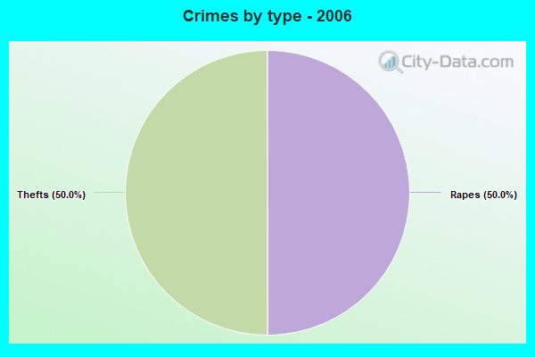 Crimes by type - 2006