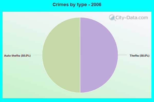 Crimes by type - 2006