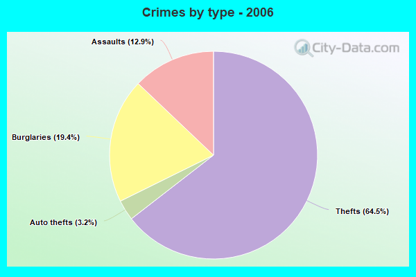 Crimes by type - 2006