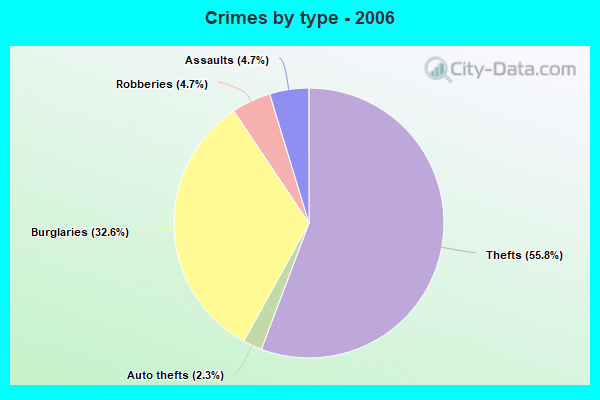 Crimes by type - 2006