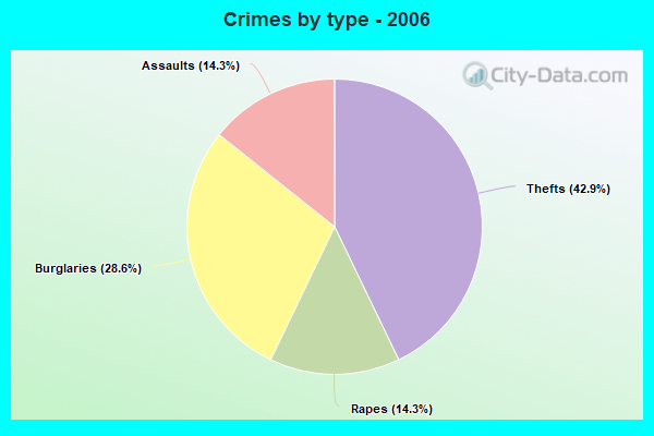 Crimes by type - 2006