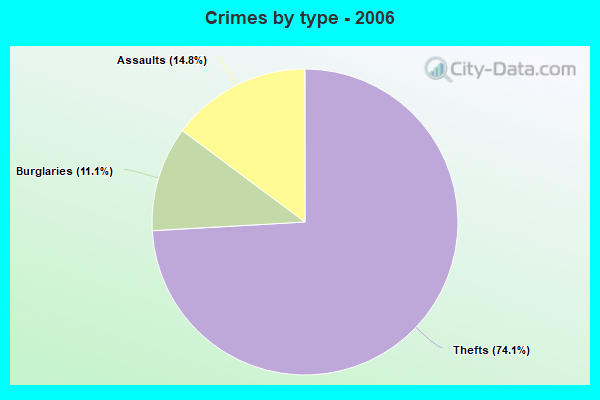 Crimes by type - 2006