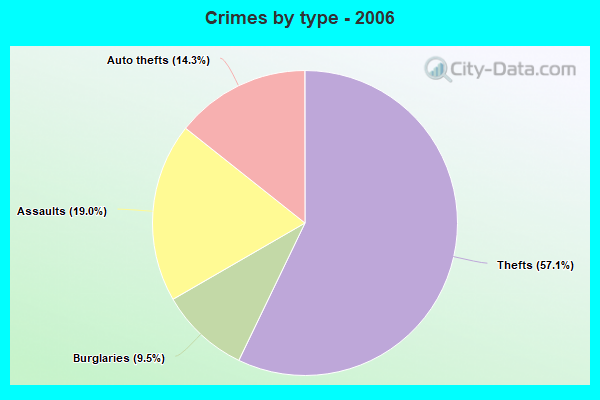 Crimes by type - 2006