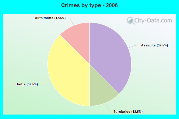 Crimes by type - 2006