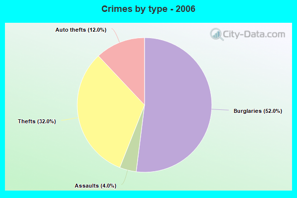 Crimes by type - 2006