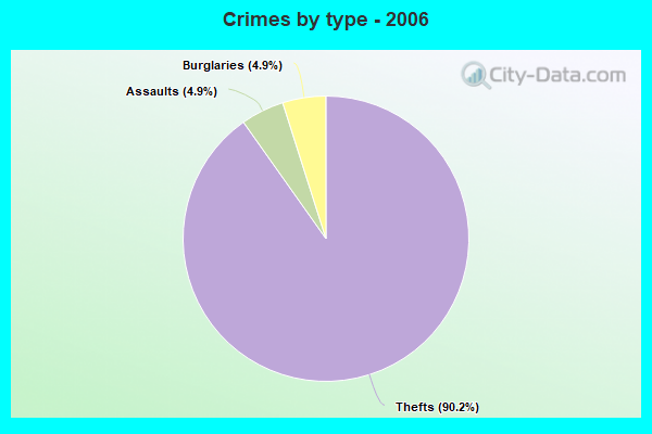 Crimes by type - 2006