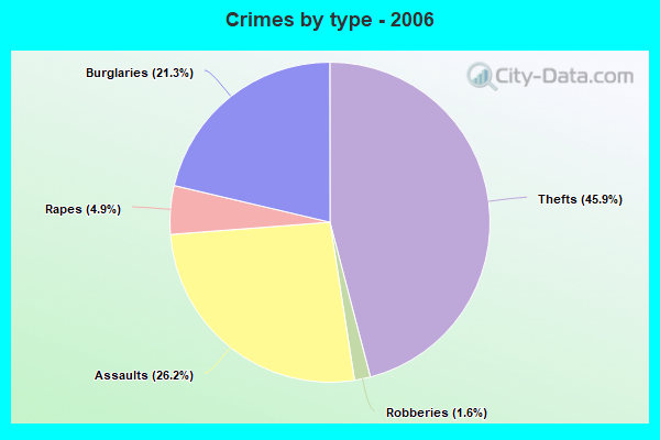 Crimes by type - 2006