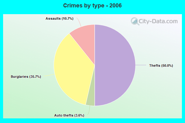 Crimes by type - 2006