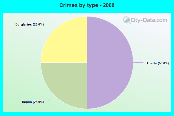 Crimes by type - 2006