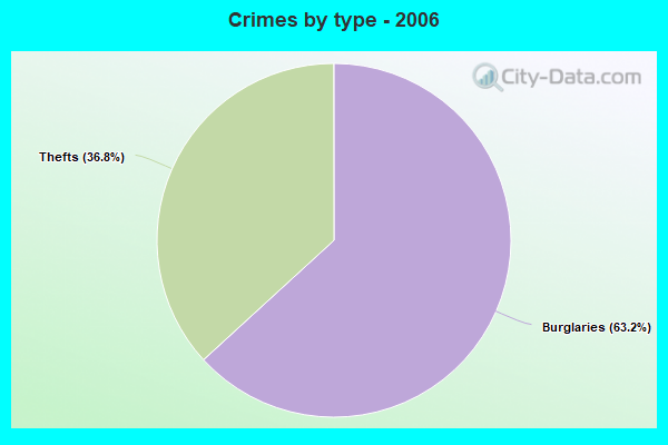 Crimes by type - 2006