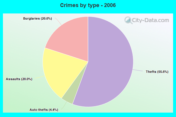 Crimes by type - 2006