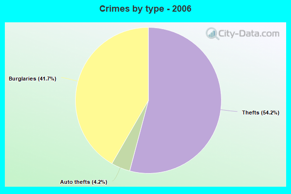 Crimes by type - 2006