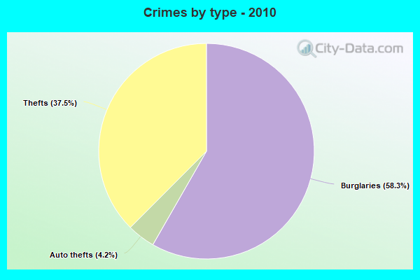 Crimes by type - 2010