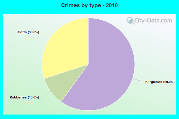 Crimes by type - 2010